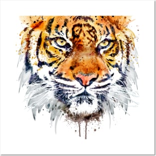 Tiger Face Close-up Posters and Art